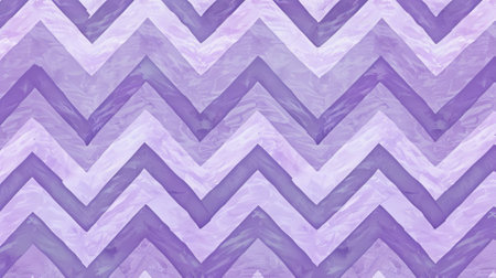 A lavender background with a chevron pattern, featuring zigzag lines in varying shades of lavender. The dynamic design adds visual interest and modernity.の素材