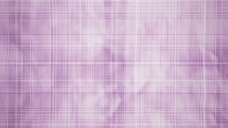 A lavender background with a subtle plaid pattern, featuring intersecting lines in varying shades of lavender. The classic design adds a touch of sophistication and style.の素材