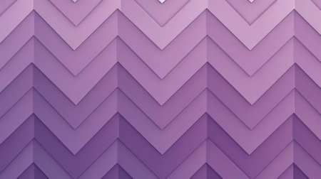 A lilac abstract background with a chevron pattern, featuring zigzag lines in varying shades of lilac. The dynamic design adds visual interest and modernity.の素材