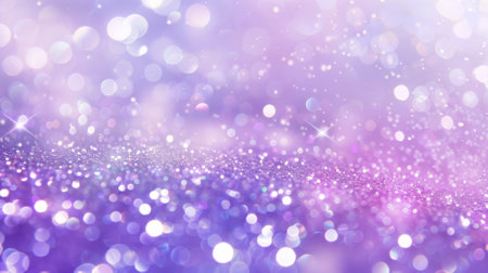 A lavender background with a subtle sparkle effect, featuring tiny shimmering particles scattered across the surface. The glittery design adds a touch of magic and glamor.の素材