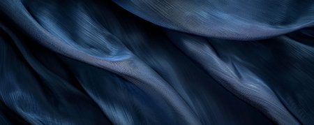 Elegant navy blue backdrop with a subtle, linen-like texture, adding a touch of sophistication.の素材