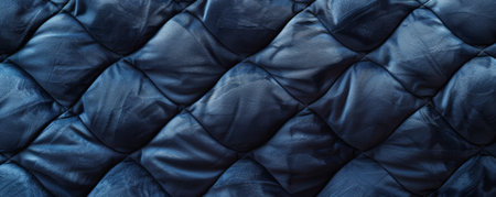Navy blue texture with a soft, quilted pattern, evoking warmth and comfort.の素材