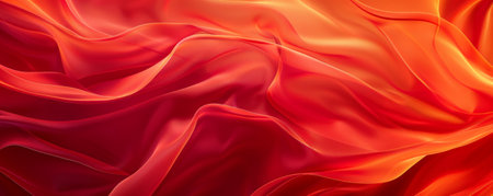 Vivid scarlet abstract backdrop with organic, flowing shapes and lines, evoking a sense of movement and energy.の素材