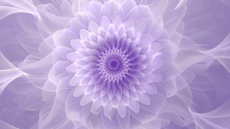 A lavender background with a radial gradient, transitioning from a deep lavender center to a lighter lavender edge. The design creates a focal point and draws the eye inward.の素材