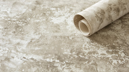 A pearl color background with a fine, suede-like texture. The matte finish adds a touch of sophistication and warmth.の素材