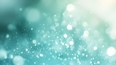 A mint abstract background featuring a fine, glittering texture. The tiny shimmering particles add a touch of glamor and sparkle.の素材
