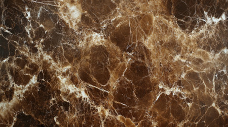 Italian marble texture showing a rich brown base with white and beige veining. The deep, earthy colors and intricate patterns create a sophisticated and warm texture.の素材
