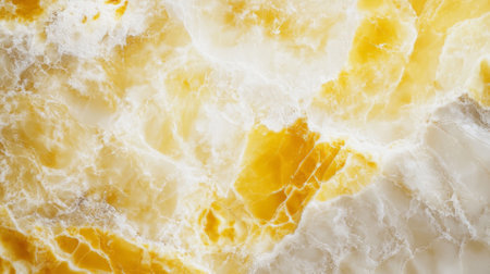 Italian marble texture in a soft yellow hue with white and gray veining. The gentle colors and intricate patterns create a delicate and luxurious appearance.の素材