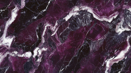 Italian marble texture in a deep purple hue with white and silver veining. The rich colors and bold patterns create a luxurious and dramatic effect.の素材