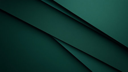 A dark matte emerald green background with a sleek, refined look. The middle section is clean and open, ideal for showing design elements.の素材