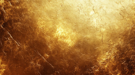 A gold background with a soft, velvety texture. The luxurious surface in rich gold exudes elegance and sophistication.の素材