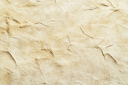 A light sandstone-colored surface with a slightly rough, natural texture. The warm, earthy tone and organic texture add a grounded and rustic feel to the background.の素材