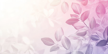 Elegant web design backdrop with a soft, pastel gradient from blush pink to lavender, featuring subtle, abstract floral patterns. The design is sophisticated and modern, perfect for fashion or beauty websites.の素材