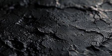 A dark black textured surface with a soft, matte finish that has a delicate, grainy texture. The surface feels smooth yet textured under close inspection.の素材
