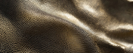 A bronze textured surface with a delicate, mesh-like pattern, giving the appearance of finely woven metal threads.の素材