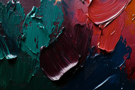 A burst of rich, deep paints in colors like burgundy, navy blue, and forest green, with a smooth, high-gloss finish that highlights the intensity of the colors.の素材