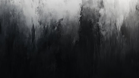 A dramatic gradient transitioning from dark charcoal to deep black, with smooth transitions and a rich, textured effect.の素材
