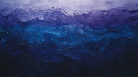 A bold gradient shifting from dark violet to deep indigo, with sleek transitions creating a moody, intense surface.の素材