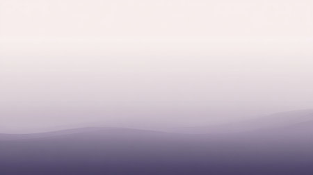 A smooth gradient transitioning from soft gray to light lavender, creating a soothing, muted background with gentle color transitions.の素材