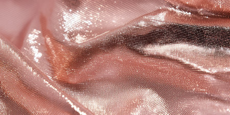 Glistening sequin texture in rose gold with reflective details and soft light glints, perfect for glam designsの素材