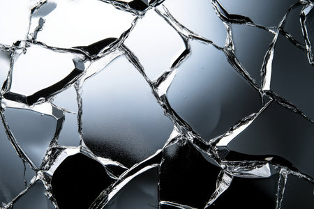 A scratched chrome background with high-shine reflective properties and visible scuffs, adding character.の素材