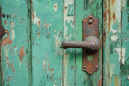 A weathered copper background with green patina, showcasing an aged and artistic appearance.の素材