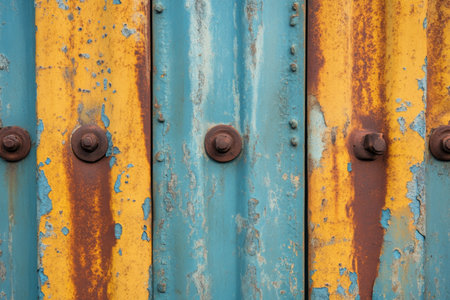 A galvanized metal background with a speckled surface, offering a raw, utilitarian feel.の素材