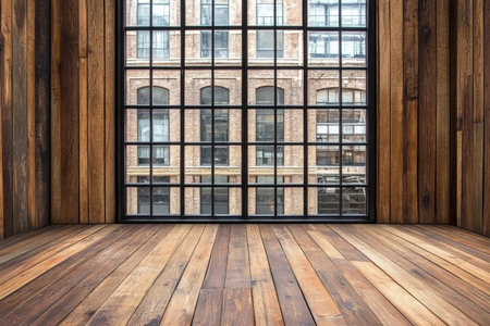 A wooden backdrop with irregular planks, giving it a unique and artisanal appearance, perfect for creative projects.の素材