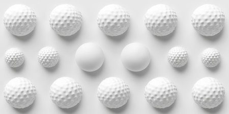White spherical carbon textures with a matte finish. Subtle geometric patterns for an elegant and minimalistic modern aesthetic.の素材