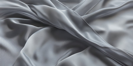 Gray textures wallpaper featuring abstract silk waves. A soft and subtle design with smooth flowing patterns, perfect for a minimalist, modern aesthetic.の素材