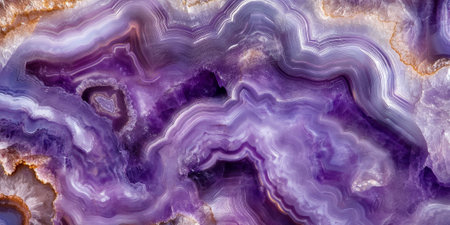 Abstract purple agate texture background with rich amethyst hues and swirling layers. A dramatic and sophisticated design for artistic or luxury applications.の素材