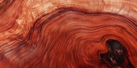 Cherry wood texture with rich red-brown hues. The grain is fine and smooth, creating a classic, elegant look thatÃ¢â¬â¢s perfect for refined wooden furniture or decor.の素材