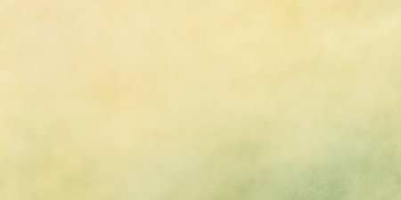 A nostalgic pastel background with soft pistachio green, pale blush pink, and faded sunflower yellow, blending together in a soft, watercolor texture.の素材