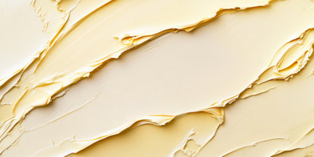 A soft sunshine yellow abstract background with textured strokes resembling the surface of a sun-warmed stone, rich and earthy.の素材