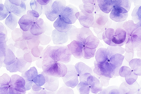 Seamless soft lilac watercolor texture, dreamy gradients with delicate variations.の素材