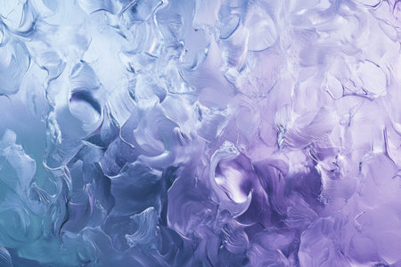 A soothing combination of cool blue, lavender, and silver abstract background with smooth gradients and delicate transitions. Calming, ideal for wellness, meditation, or beauty visuals.の素材