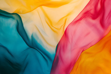 Stylish abstract background blending three trendy colors, creating a unique contemporary color gradient.の素材