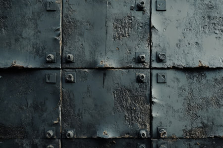 A brutalist-inspired background with a raw, grungy aesthetic. The monochrome color palette is punctuated by distressed textures, rough edges, and harsh contrasts. Industrial patterns and heavy, blocky elements add an urban and rebellious feel.の素材