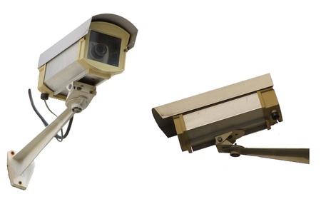 isolate CCTV Camera の写真素材