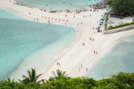 Beautiful tropical paradise in Thailand   Nang Yuan Island, Thailandの写真素材