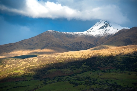 Beautiful view and landscape in South Island, New Zealandの写真素材