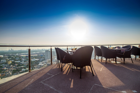 Beautiful and romantic place for dinnerの写真素材