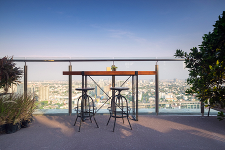 Beautiful and romantic place for dinnerの写真素材