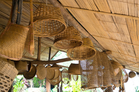 Accessories Thailand mudhouse in Chiang raiの写真素材