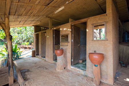 Thailand mudhouse in Chiang raiの写真素材