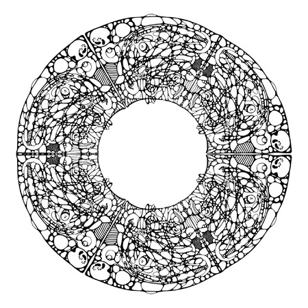 Image of a mandalaのイラスト素材