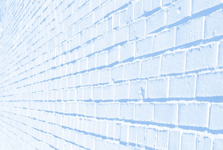 The nice blue brick texture can be used as a backgroundの写真素材