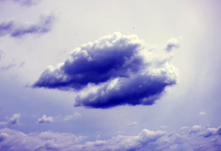 white sky with blue clouds how background