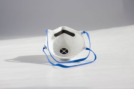respirator. a means of protection against chemical and virological weapons. means of protection against chemical, bacteriological weapons, allergic agents, gas and dust.の写真素材