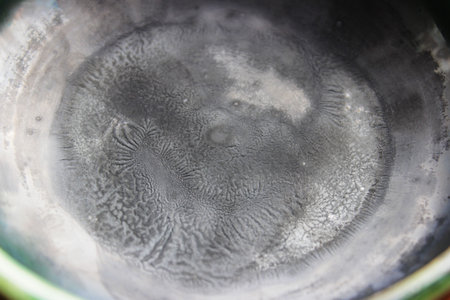 pebbled glaze assembly at the bottom of the ceramic plate. spectacular glaze with the addition of...